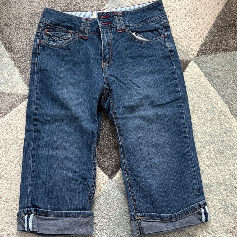 St. John's Bay Dark Blue Cropped Jeans